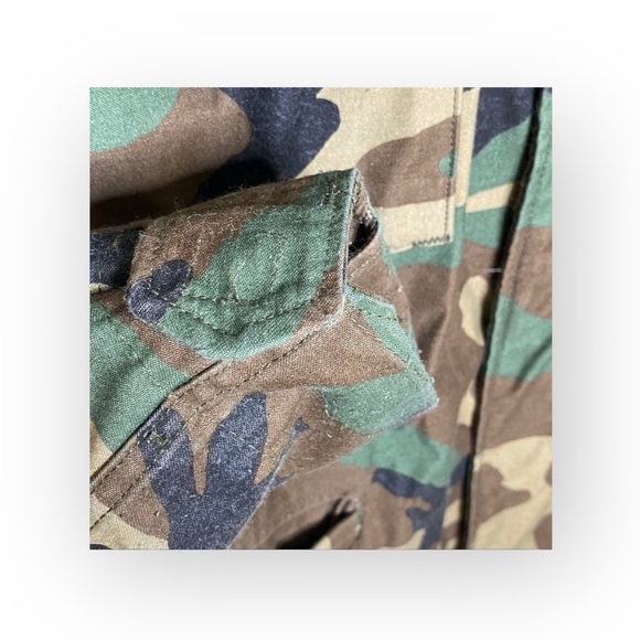 Vintage: Golden Mfg ☮︎︎ Military M65 Field Jacket ☮︎︎ Camoflague Original Issue - Picture 12 of 16